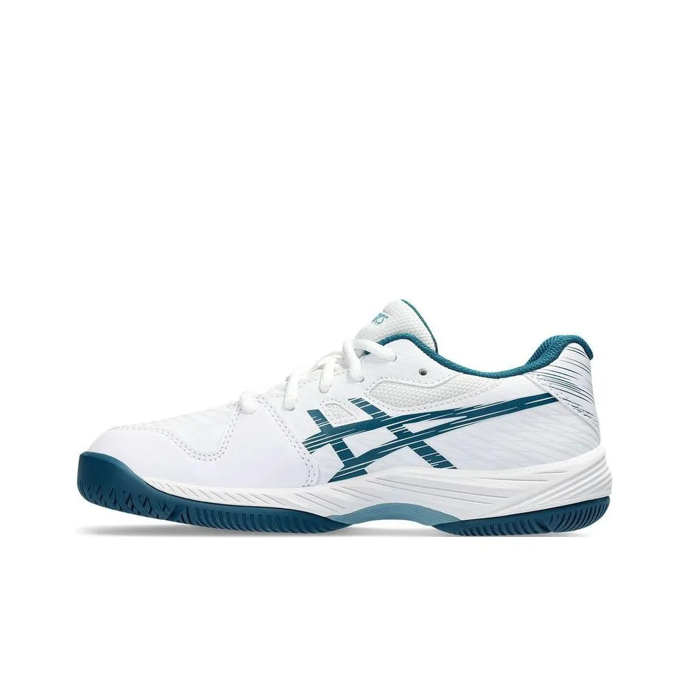 Asics Gel Game 9 GS Low Топ Детские Теннисные Кроссовки Белые Синие