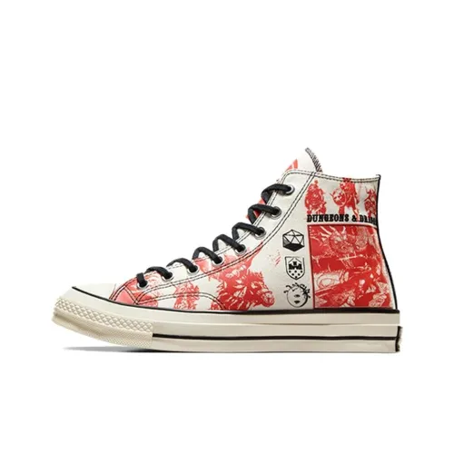Converse Chuck 70 Кеды Высокие Топы Белый Красный Черный Унисекс