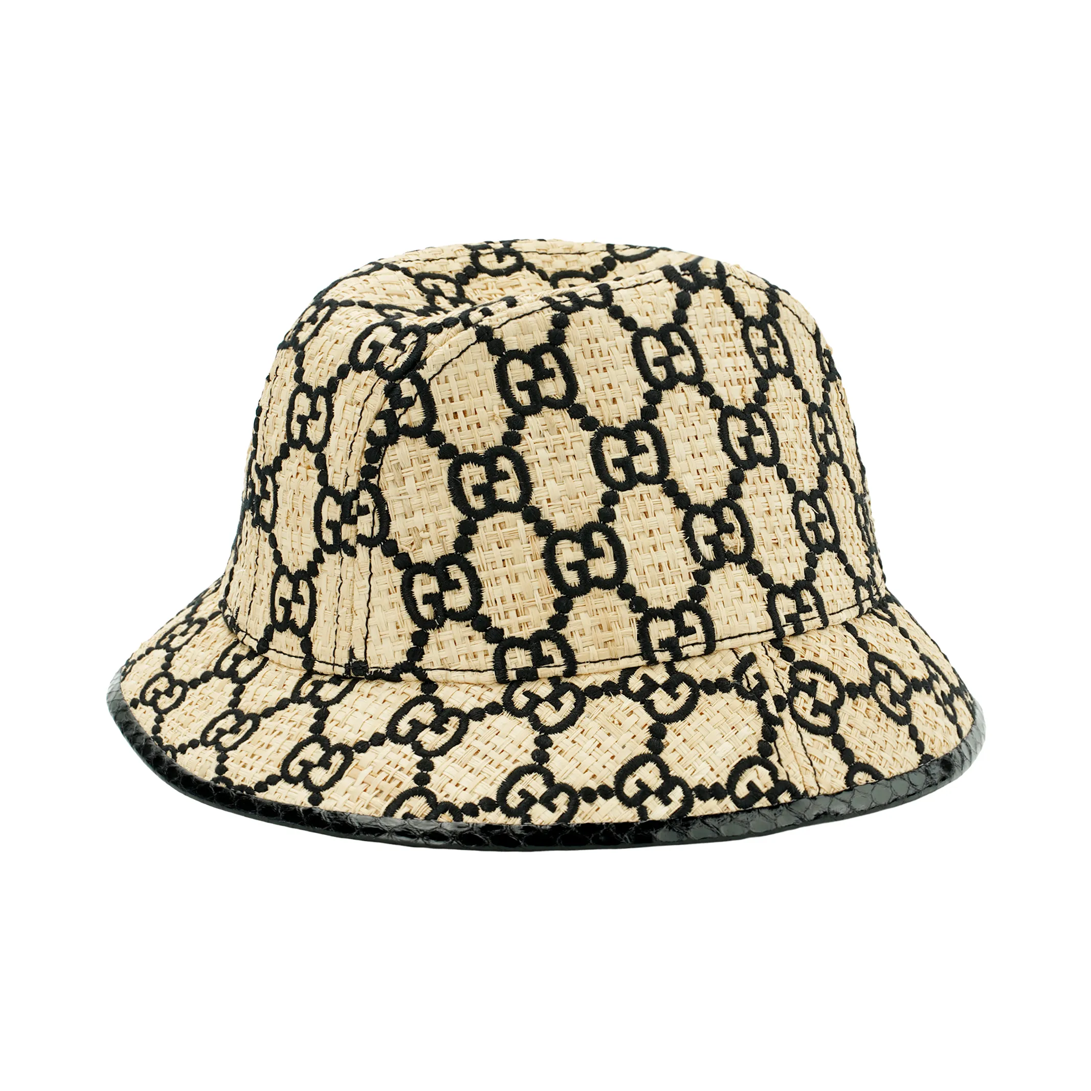 GUCCI GG Волокно рафии Шляпы ведра Женские