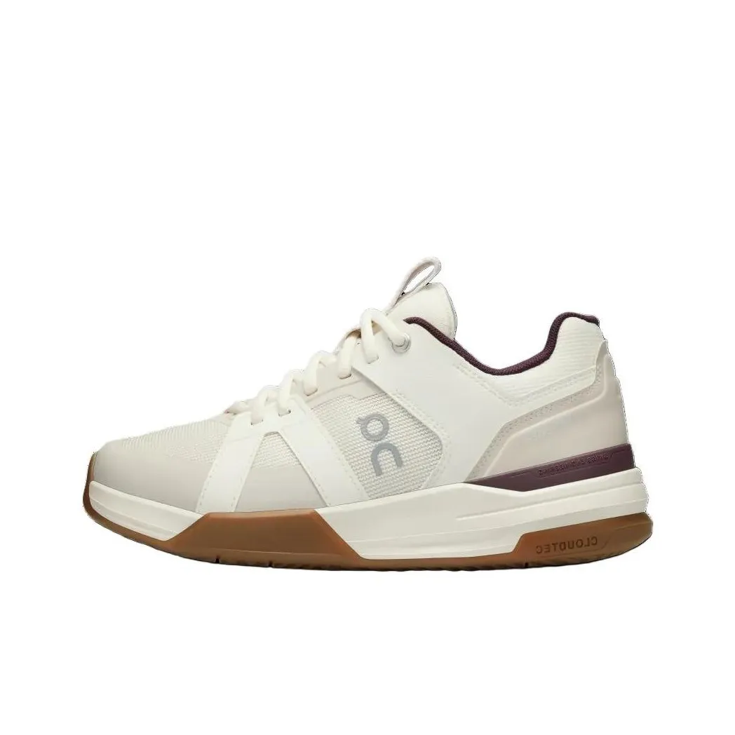 Atmos x On THE ROGER Clubhouse Pro Low Top Tennis Shoes Women's Ivory White