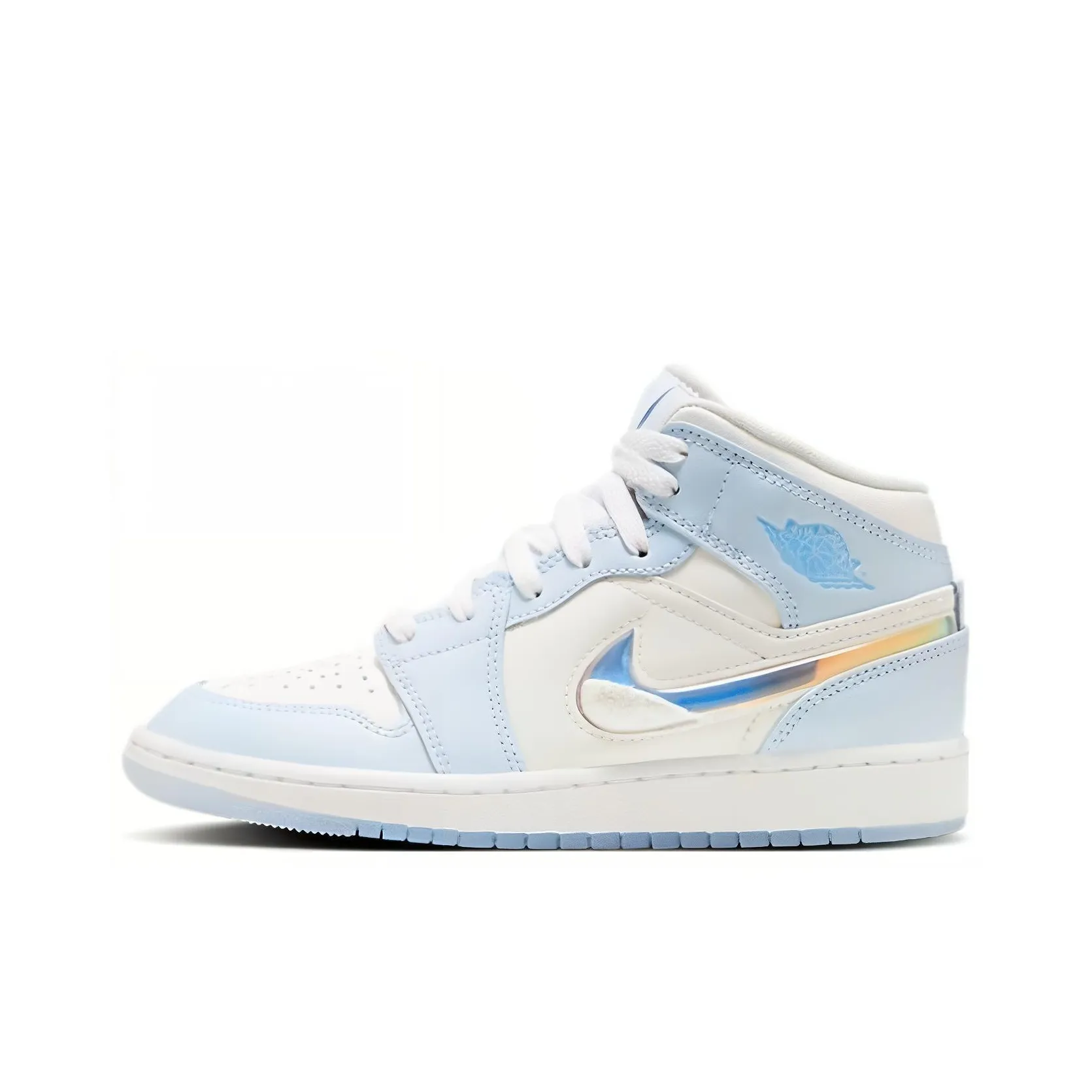 Jordan 1 Mid SE Glitter Swoosh GS