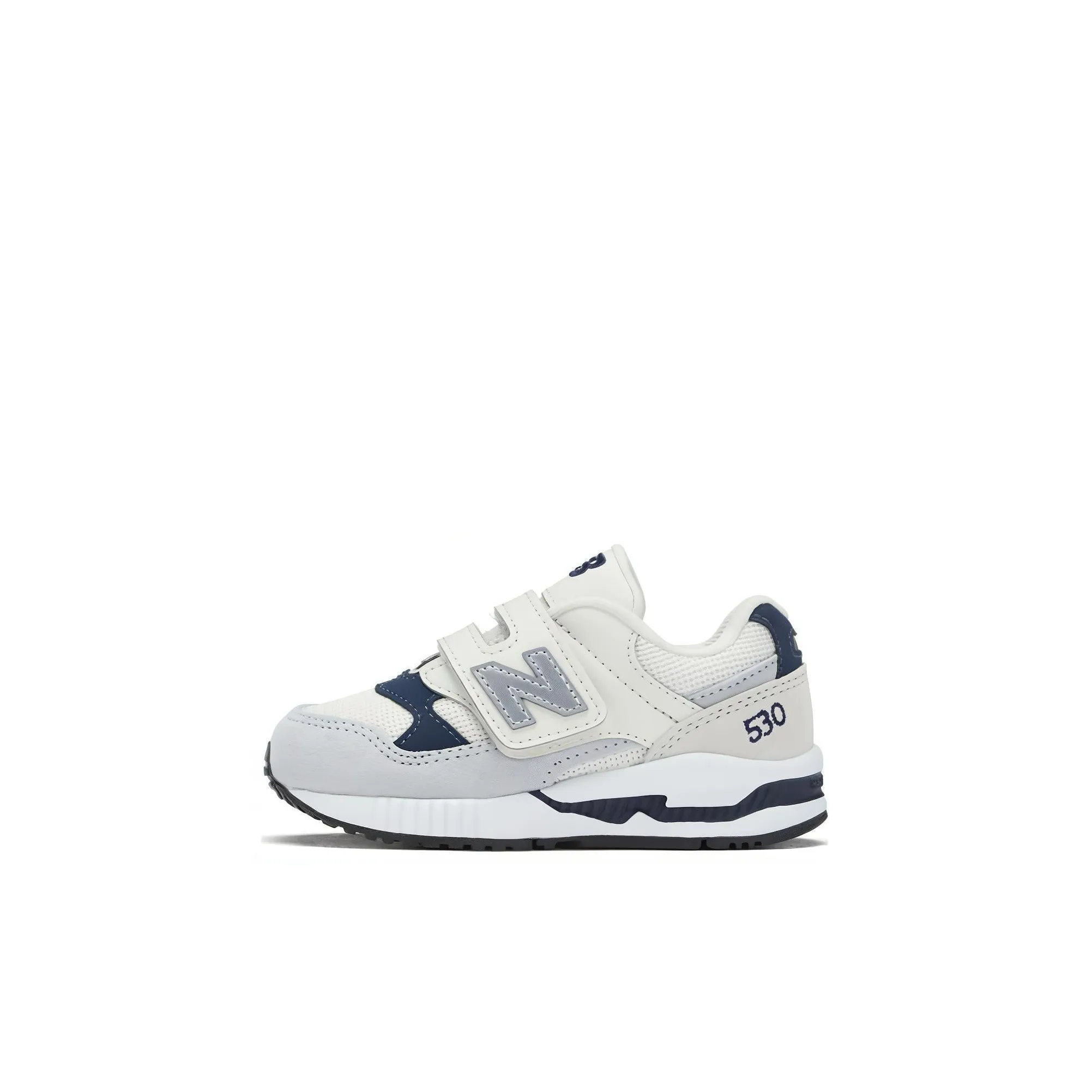 New Balance NB 530 Устойчивая к истиранию Низкая Обувь для малышей Белый Серый Младенец и Малыш