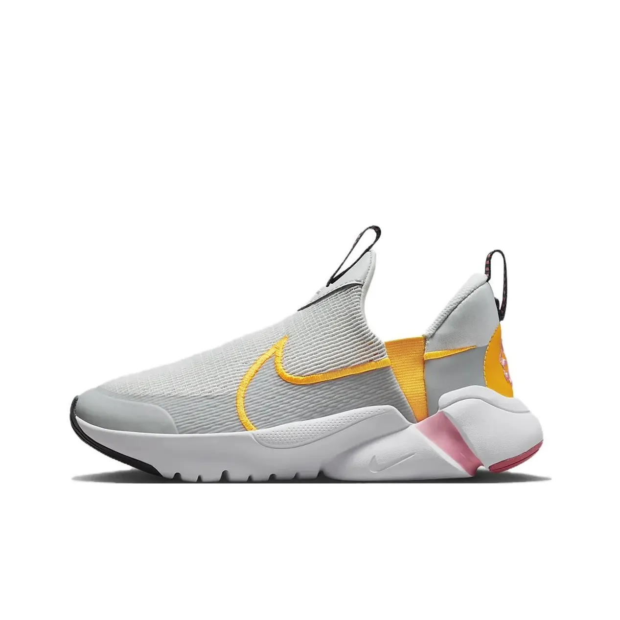 Nike Flex Plus 2 Устойчивый к истиранию Низкий Топ Детские Беговые Кроссовки Серый