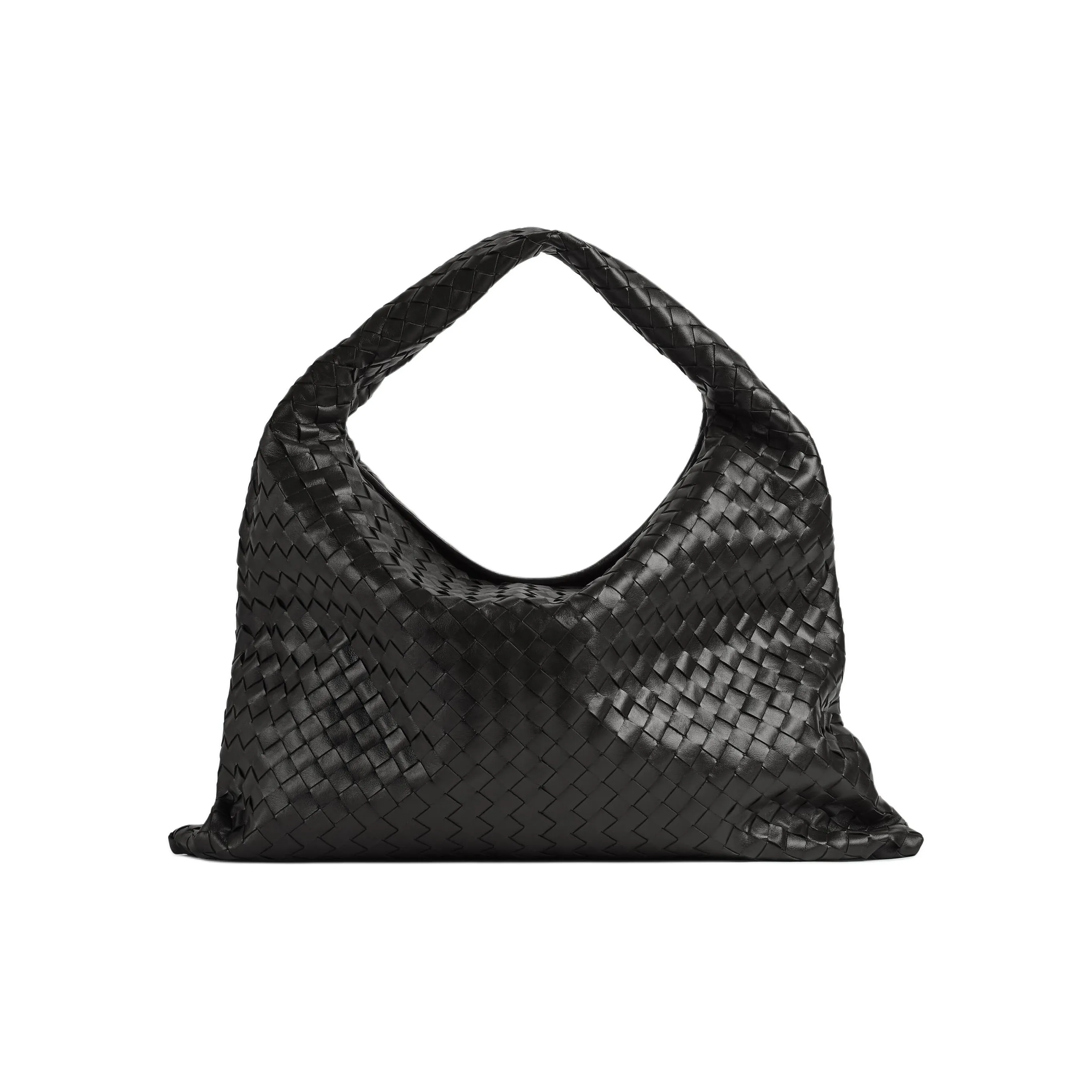 Bottega Veneta Cow Leather Handbag, Shoulder Bag Tubas Women's Black