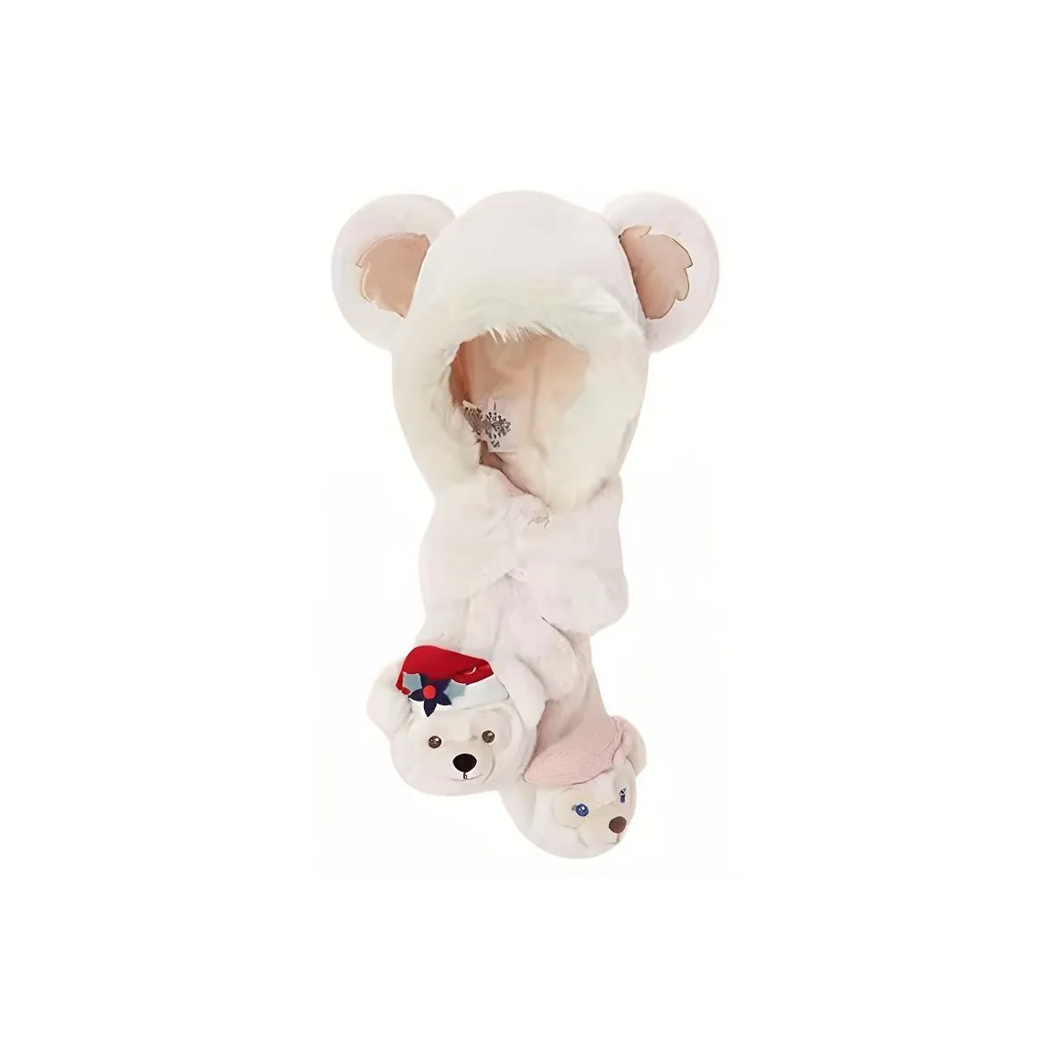 Disney 2023 Winter Duffy and Friends Snowman Series Даффи ШеллиМэй Зимний Термический Перчатки с Шарфом и Шляпой Аксессуары для кукол