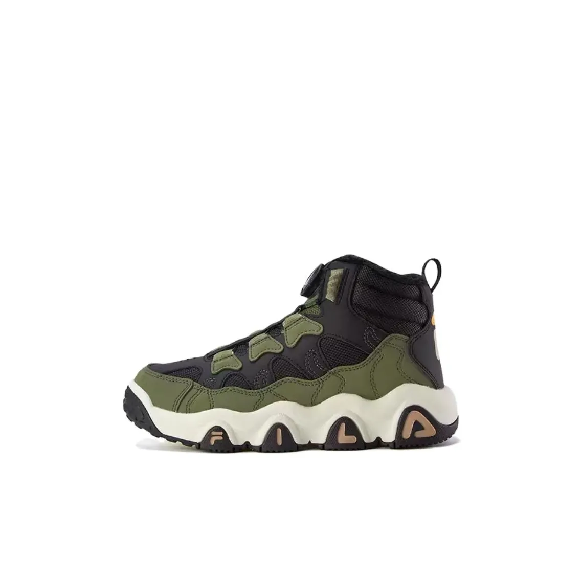 FILA KIDS Устойчивый к истиранию Термический Низкий верх И Ботинки Темно-оливковый Зеленый Черный Детский