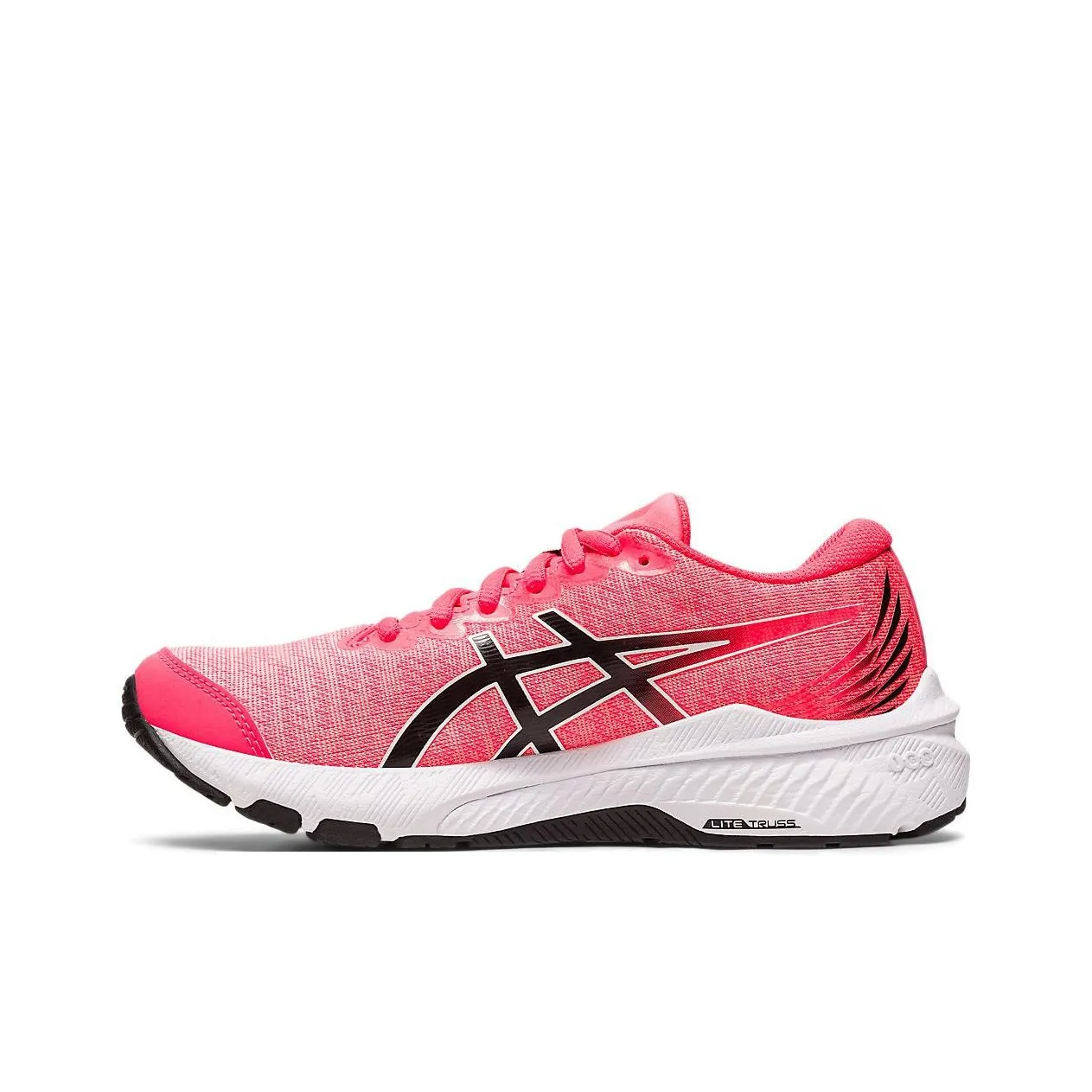 Asics GT 2000 11 Дышащий Отскок Поддержка Низкий Топ Детская Беговая Обувь Розовая