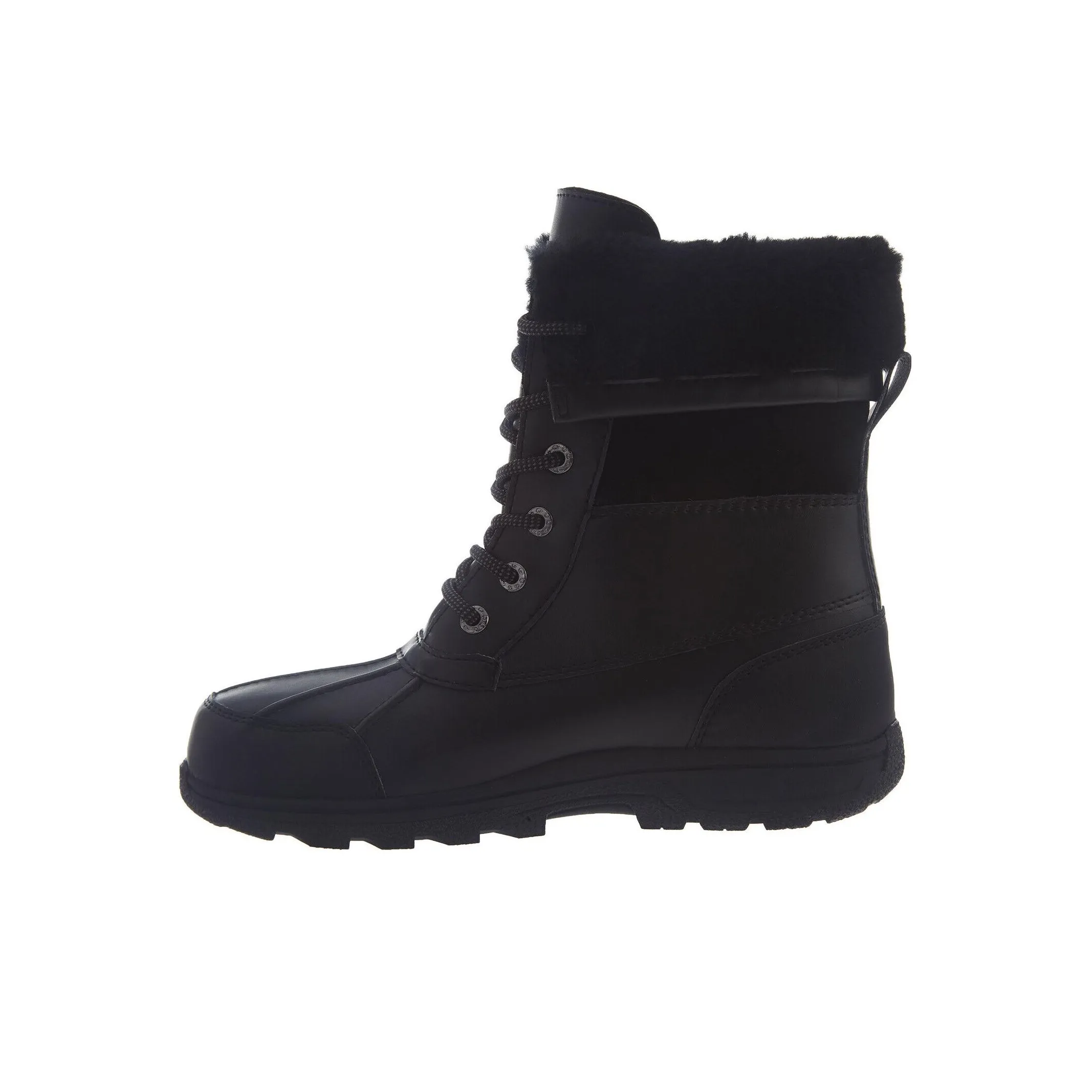 UGG Warm Low Shaft Kids
 Boots Black Teenagers