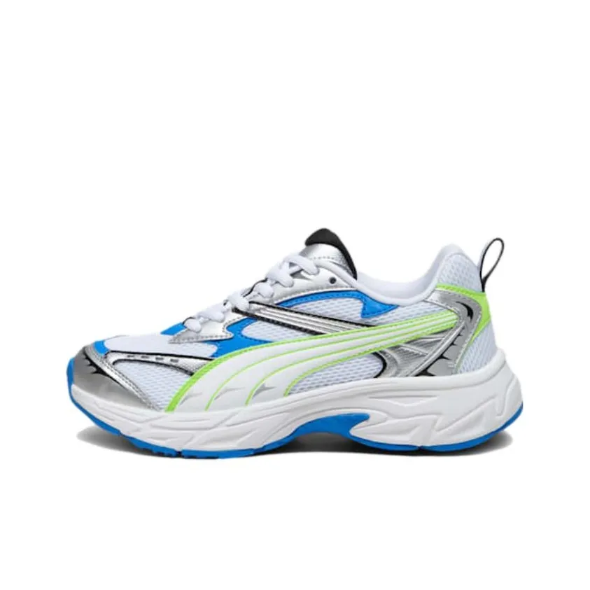 PUMA Morphic Амортизация Низкий Топ КIDS Лайфстайл Обувь PUMA Белый Ультра Синий Подростки