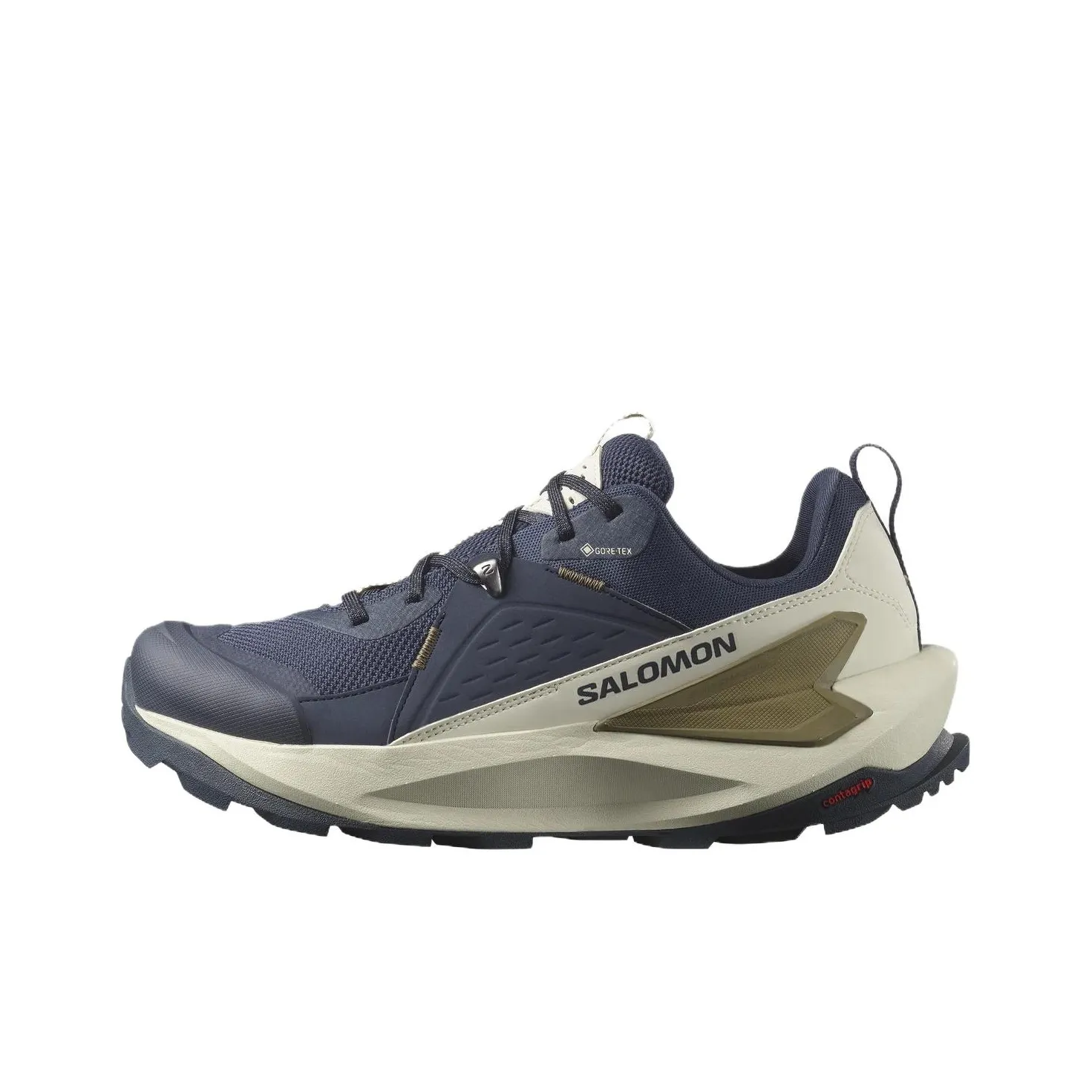 SALOMON Elixir Slip Resistant Abrasion Resistant Низкий Топ Походная обувь Мужская Синий