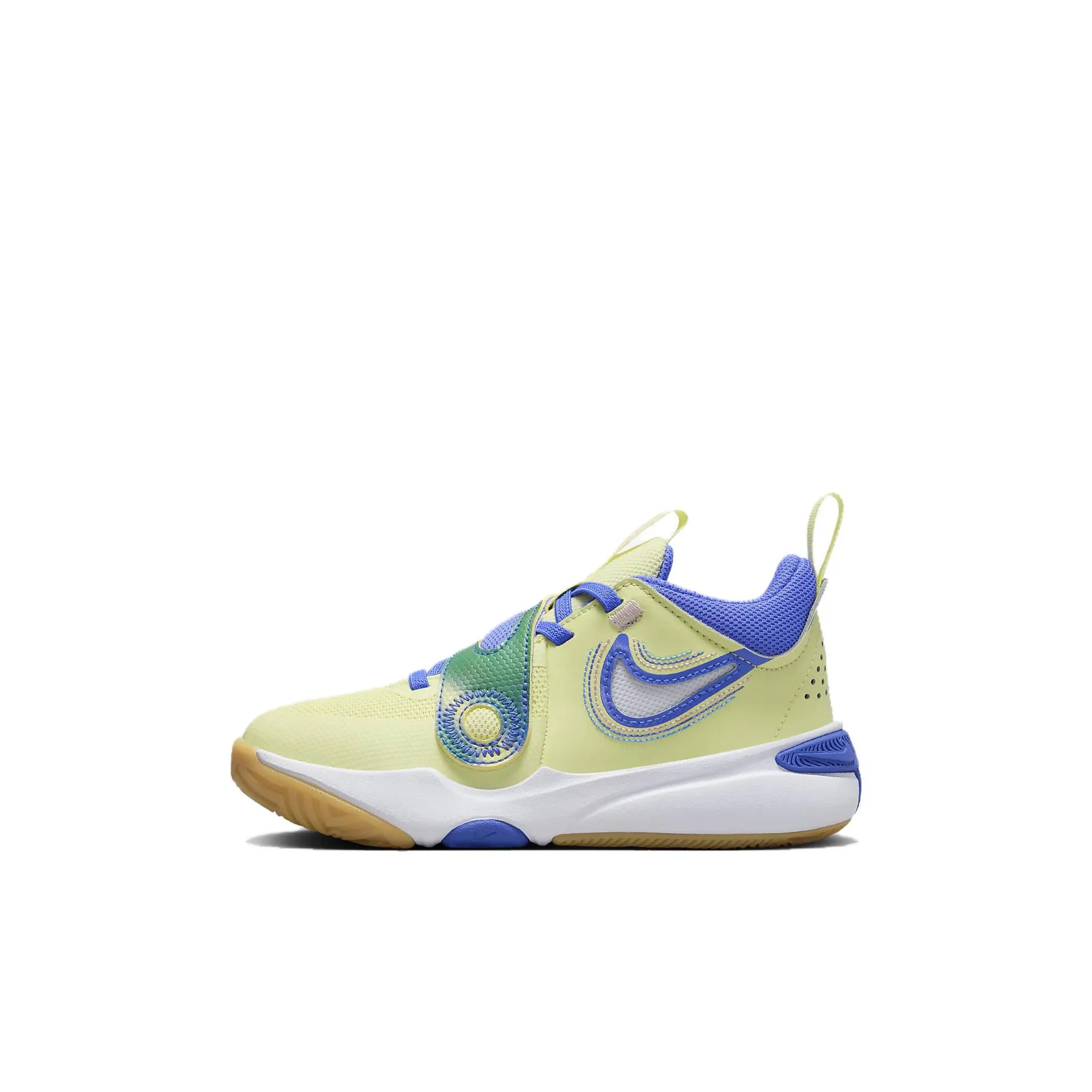 Nike Team Hustle D 11 Детские баскетбольные кроссовки Low Топ Бирюзовый Для дошкольников