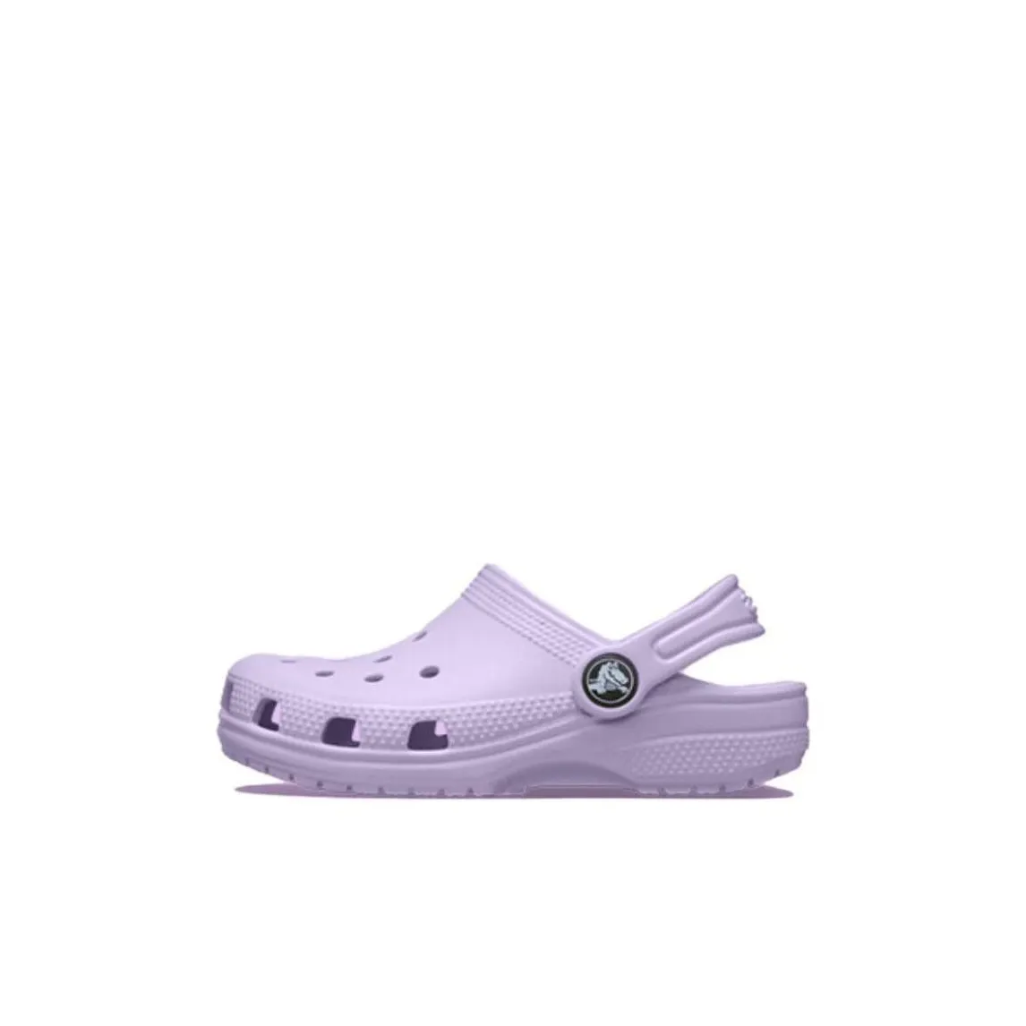 Crocs Устойчивые к истиранию детские сандалии светло-фиолетового цвета