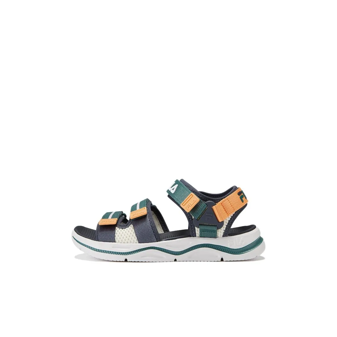 FILA KIDS Детские сандалии зеленого и серого цвета для малышей