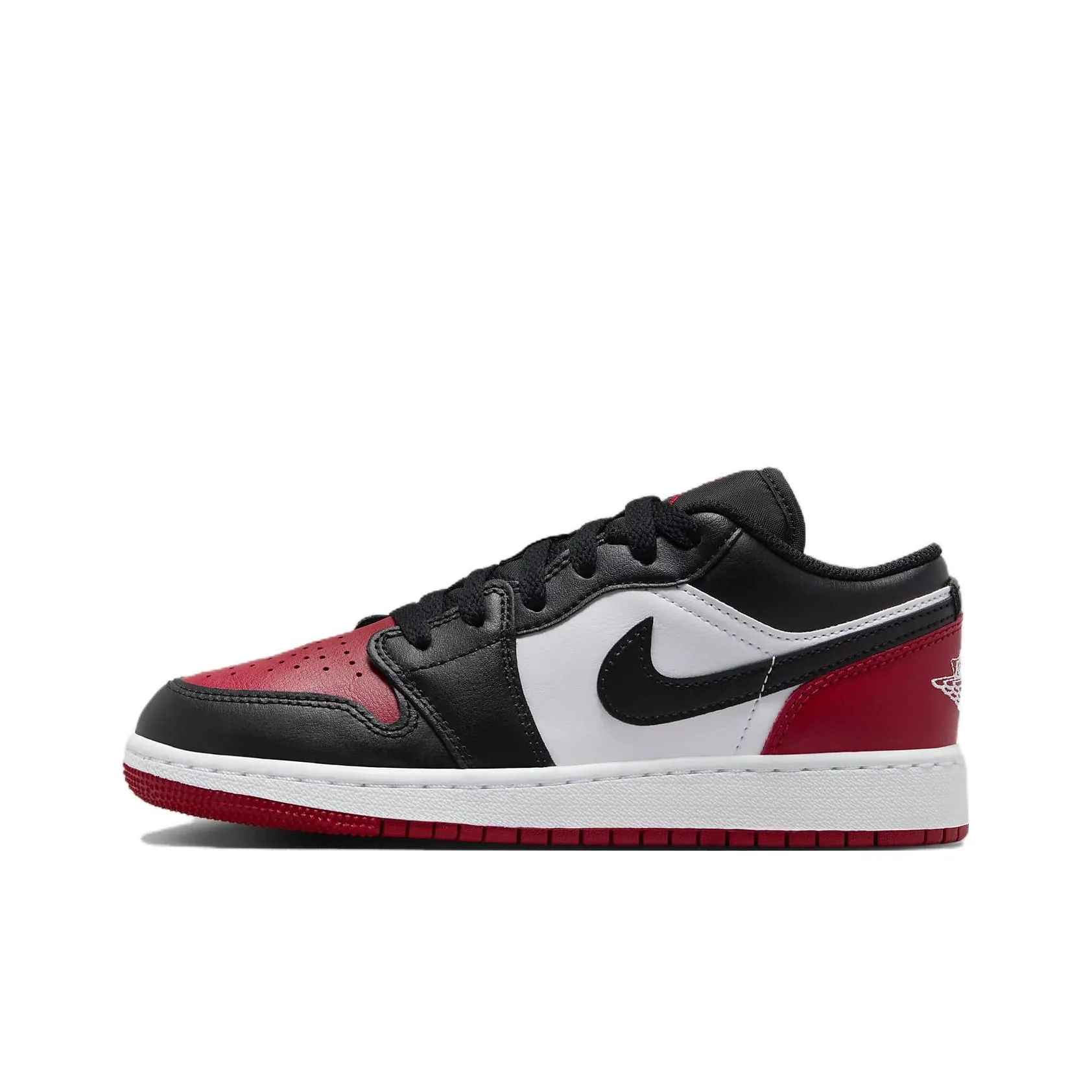 Jordan Kids Air Jordan 1 Low 'Bred Toe' Sneakers