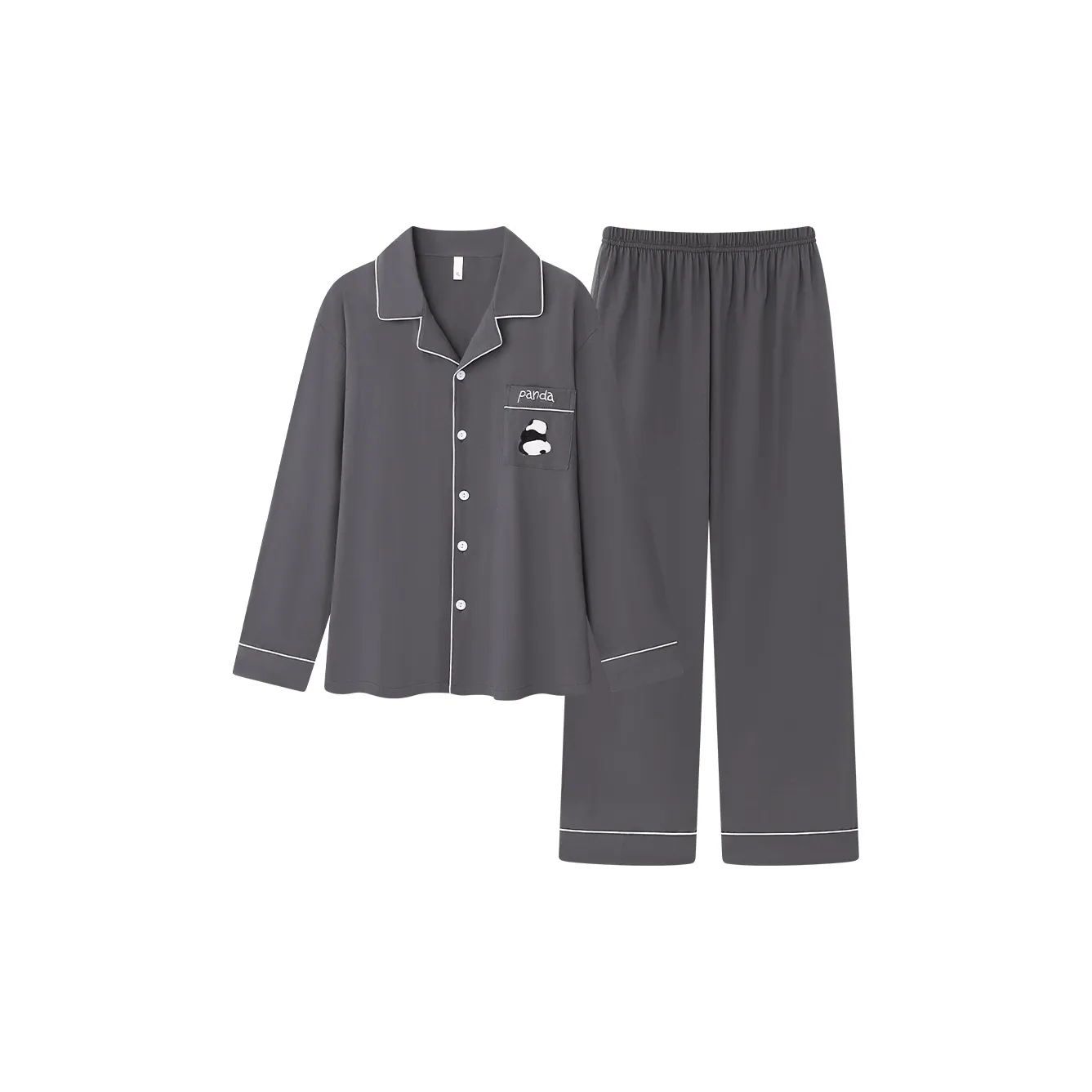 YUZHAOLIN Pajama Set Men's Gray