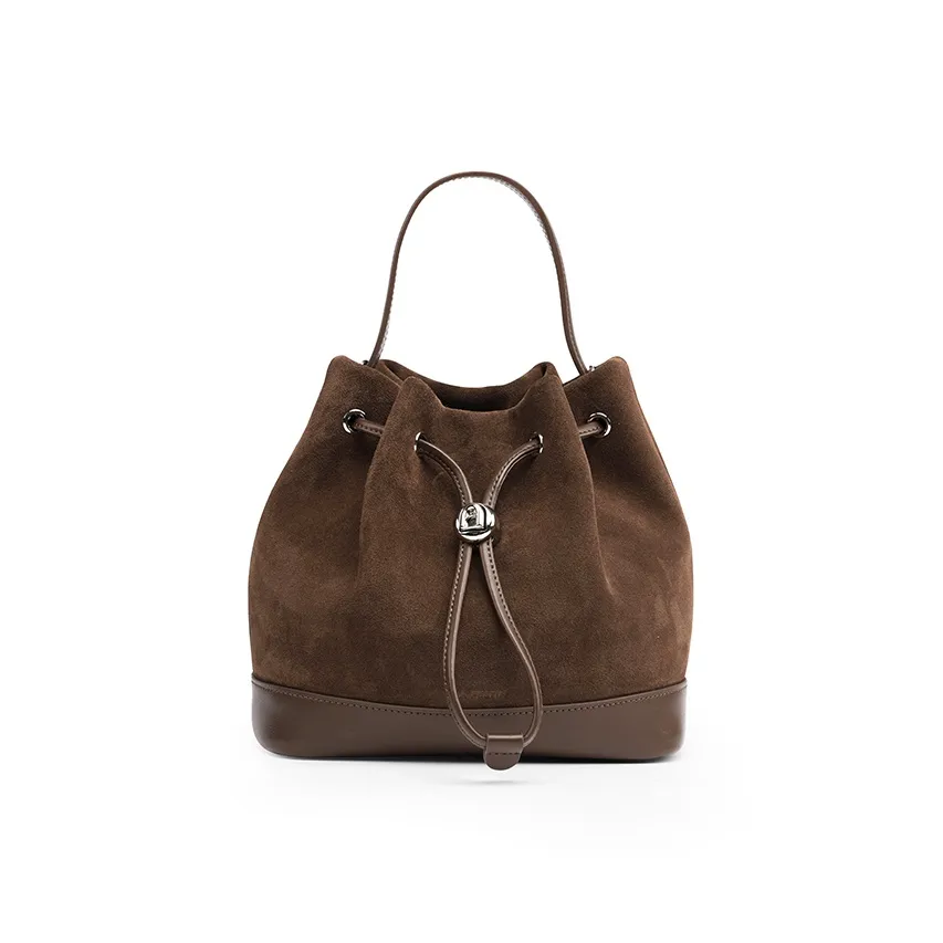 La Festin Корова Спилок Ткань Сумка Стандартная Женская Карамельно-коричневая