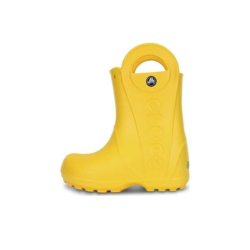 Crocs Slip-resistant Anti-KICK Abrasion-resistant Crew Резиновые сапоги Желтый Детский