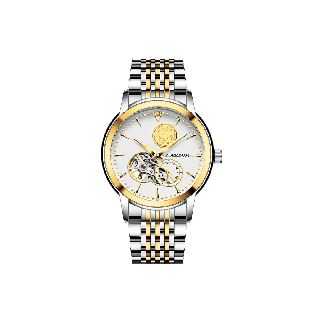 ROERDUM Механические Мужские Часы 40 мм Белые