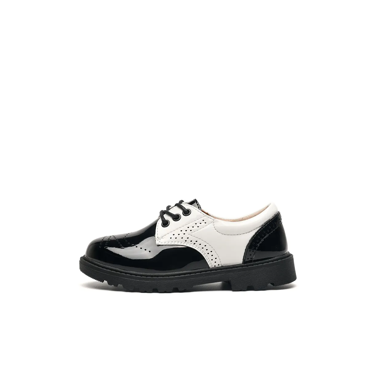 Purr Than Babe Износостойкий противоскользящий низкий топ кожаная обувь для малышей черный белый для малышей