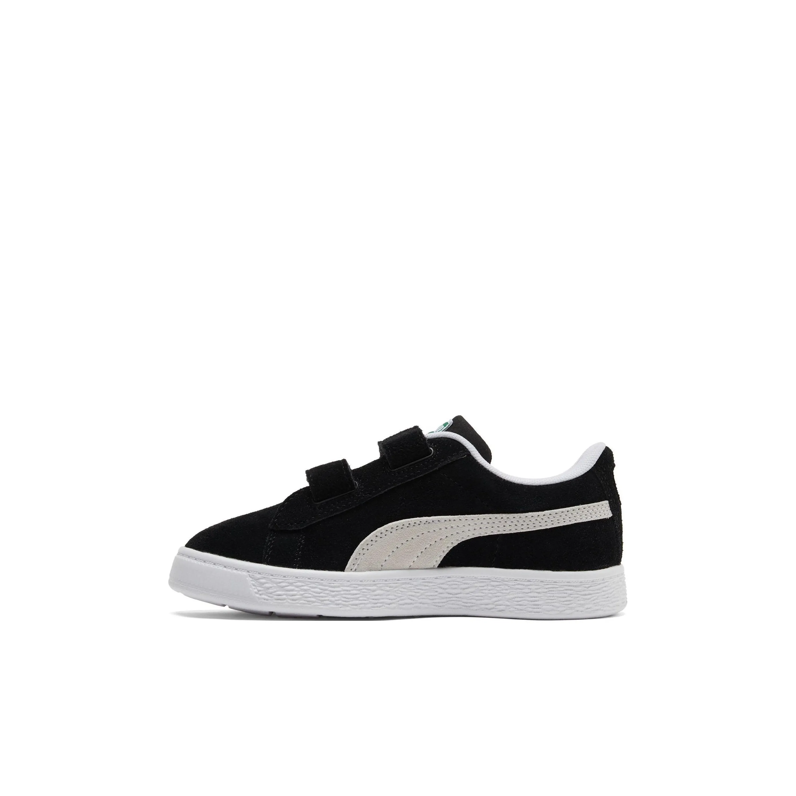 PUMA Suede Classic Abrasion Resistant Low Top Kids' Skateboarding Shoes Black White Kids'