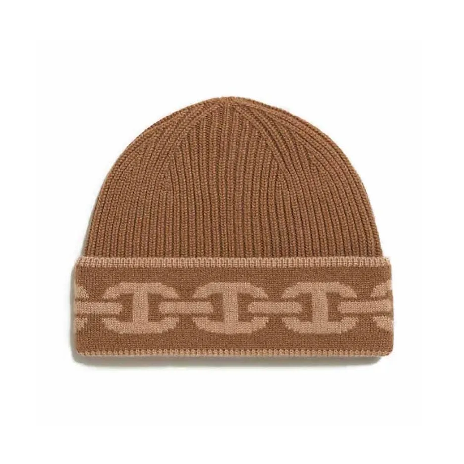 HERMES Cashmere Beanies Women's Chestnut