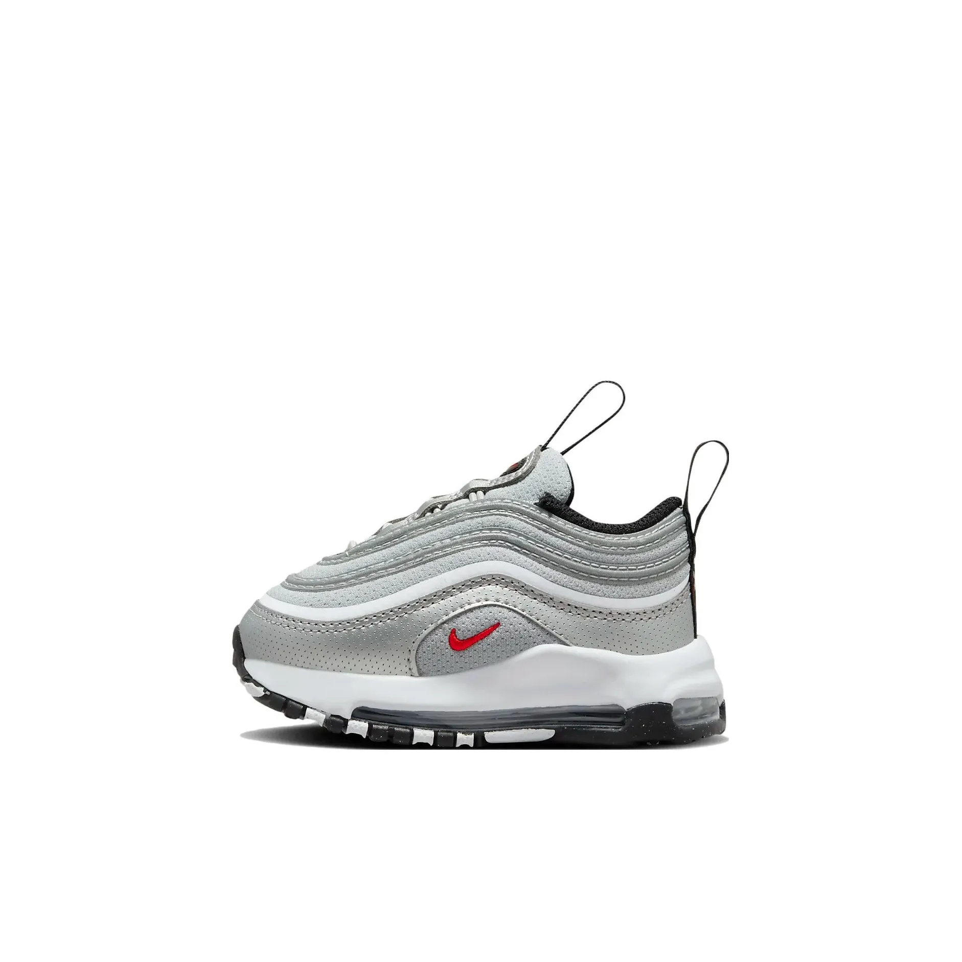 Nike Air Max 97 MID Топ Обувь для малышей Серый Белый Infant And Toddler