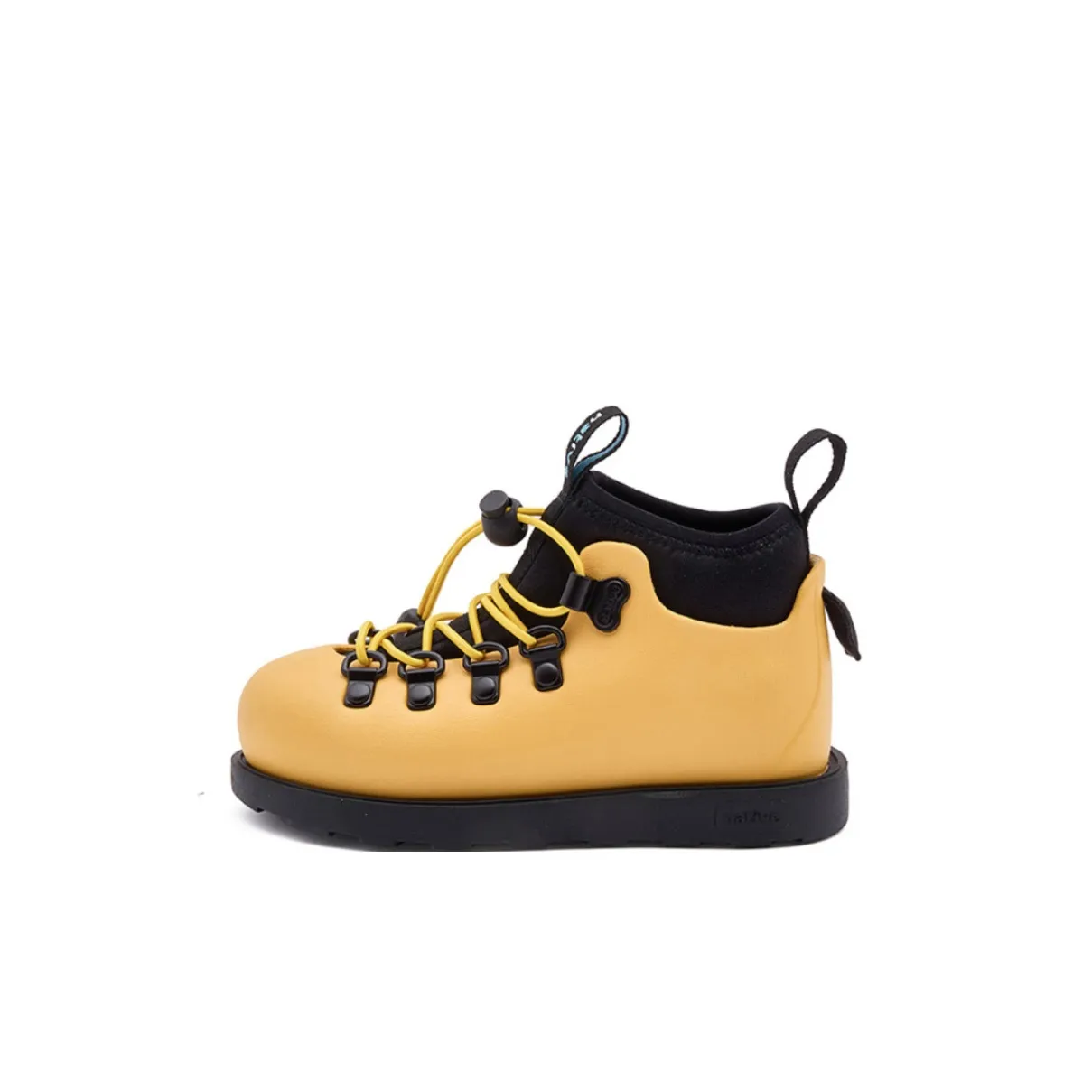 Native Shoes Fitzsimmons 3,0 Улучшенный Водонепроницаемый и Противоскользящий Низкий Верх Детские ботинки Желтый Черный Детский