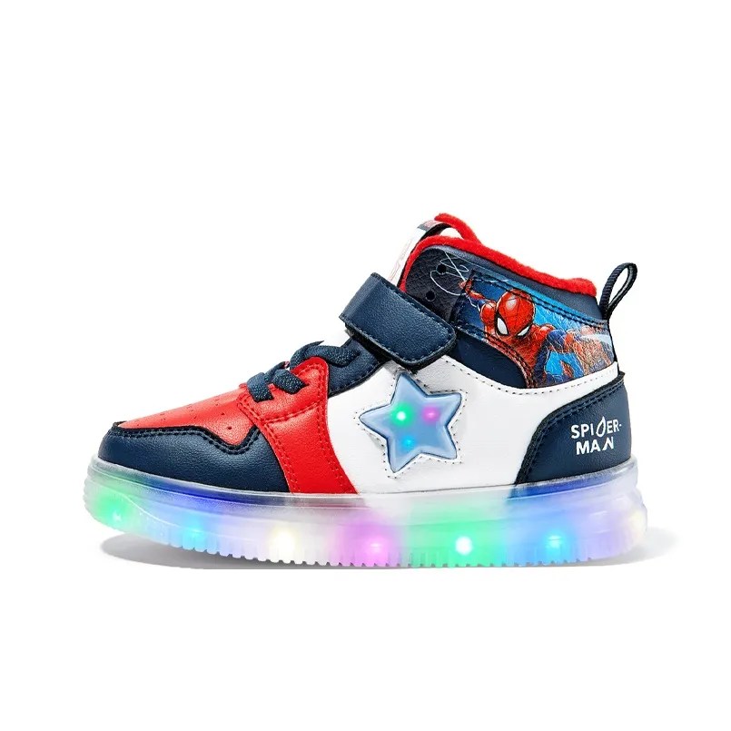 MARVEL X Disney Spider Man Коллекция противоскользящие устойчивые к истиранию дышащие детские повседневные для подростков