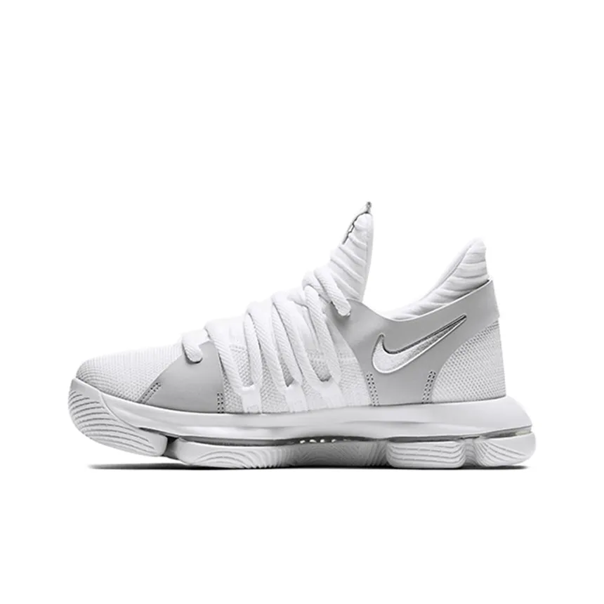 Детская баскетбольная обувь Nike KD 10, низкий топ, школьный возраст