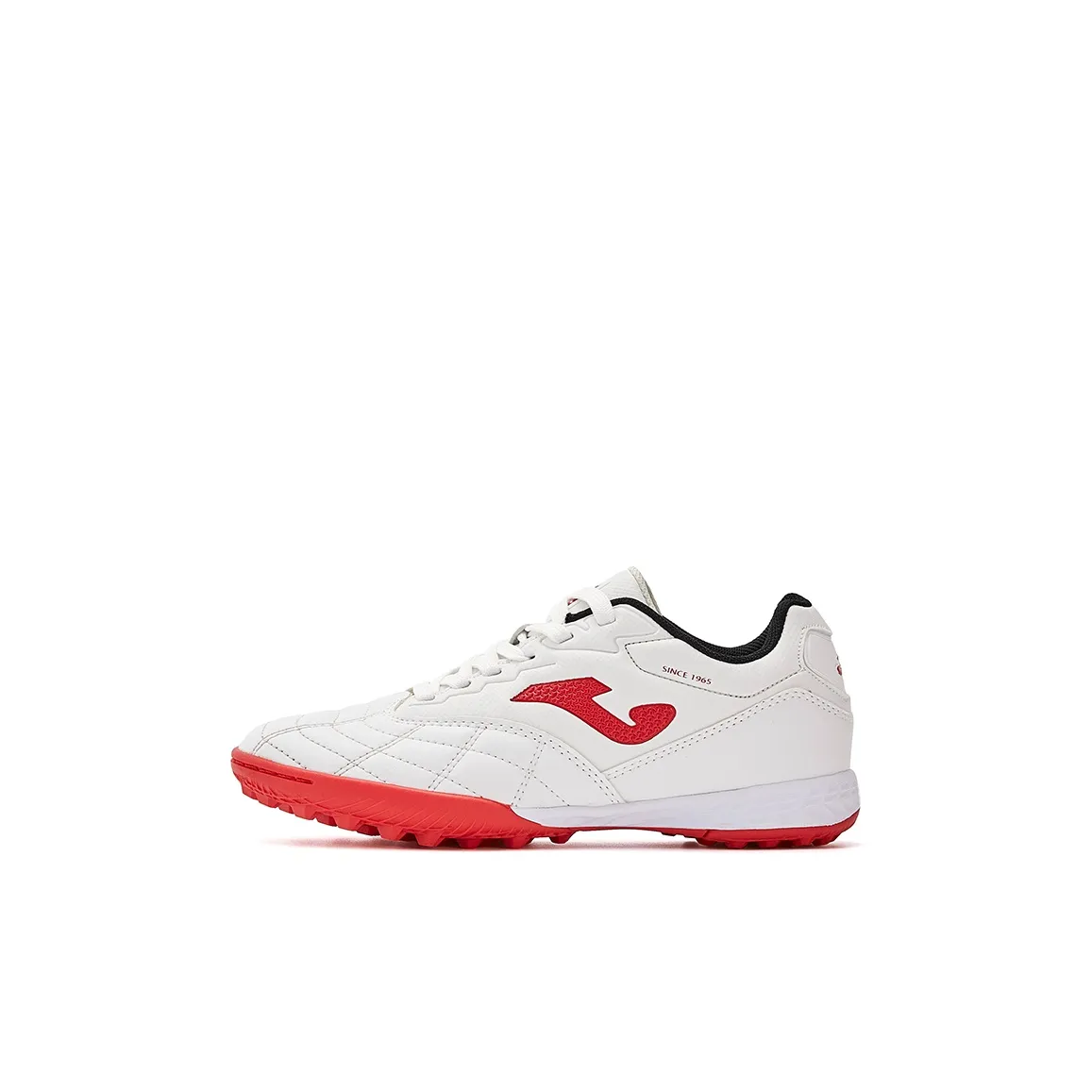 Joma Liga T1 Tf Slip-resistant Abrasion-resistant Low Top Детская футбольная обувь Белый Красный Детская