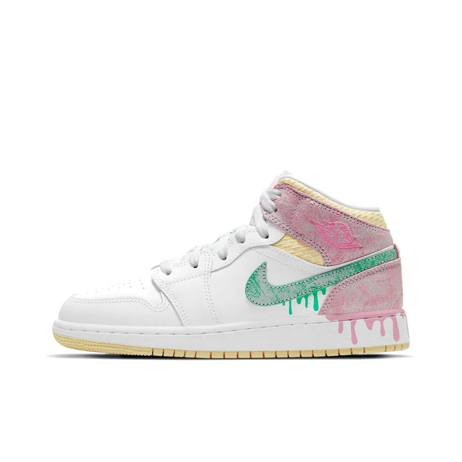 Jordan 1 Mid 'Paint Drip' GS