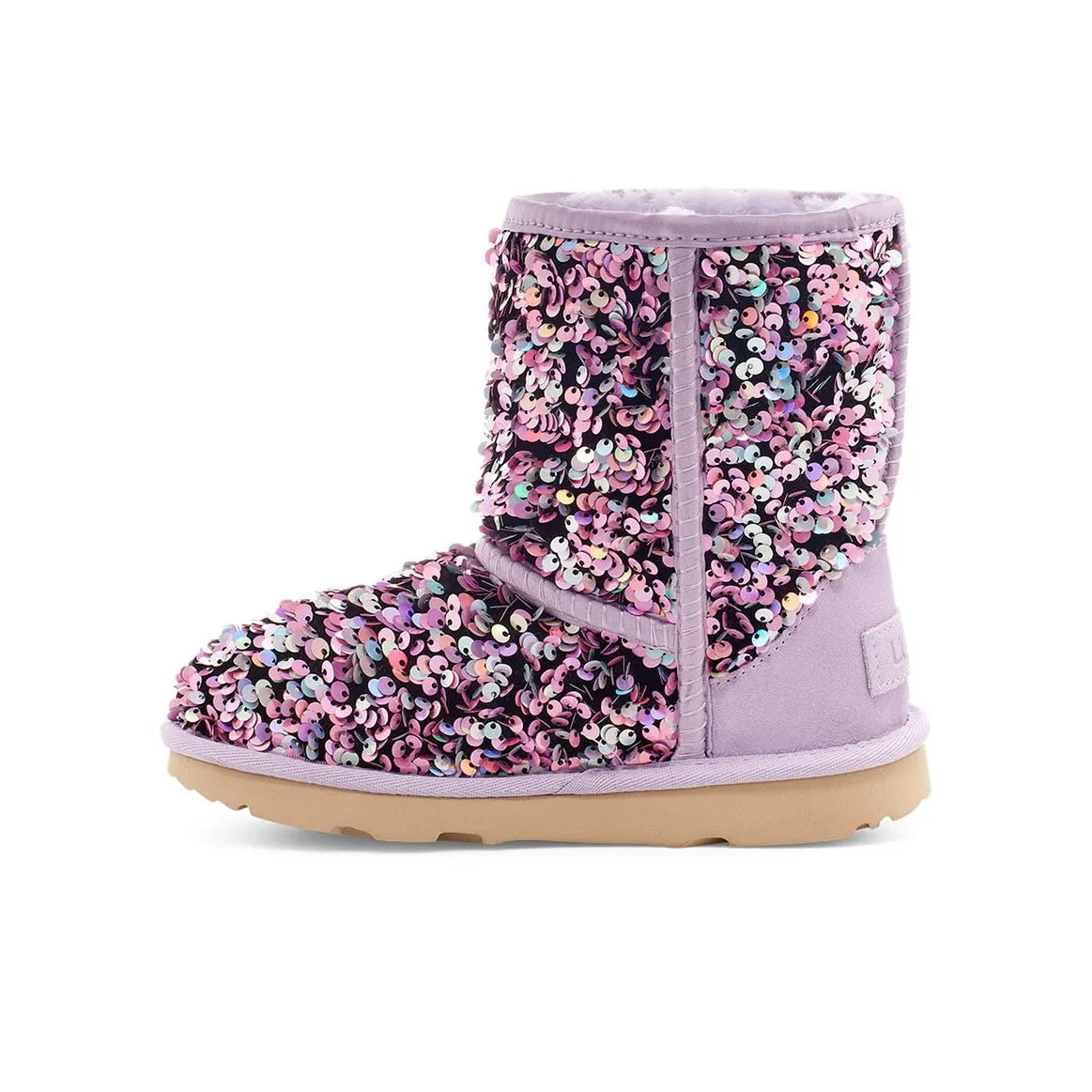 UGG CLASSIC II Stellar Sequin Сноубутсы Пыльно-фиолетовый Подростки