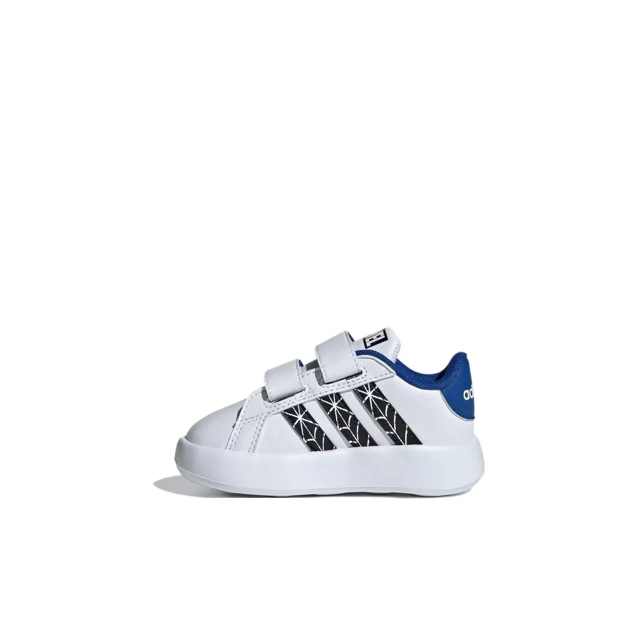 MARVEL x Adidas Neo GRAND COURT Низкий Топ Обувь для малышей Синий Белый Черный Infant и Toddler