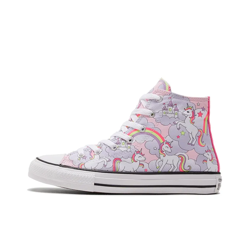 Converse Chuck Taylor All Star High Top KIDS Кеды Розовый Белый