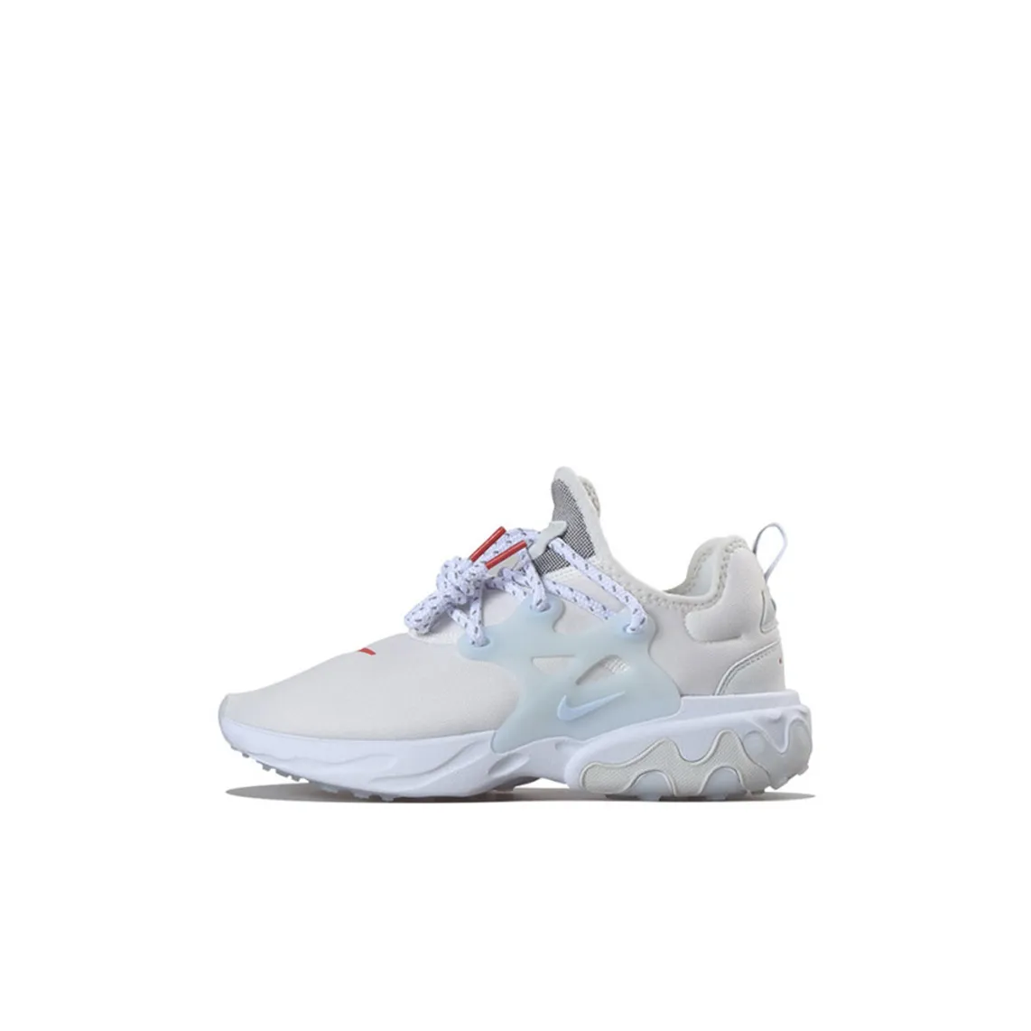 Nike React Presto Non Slip Легкий Низкий Топ Кэжуал Женский Серый Бежевый