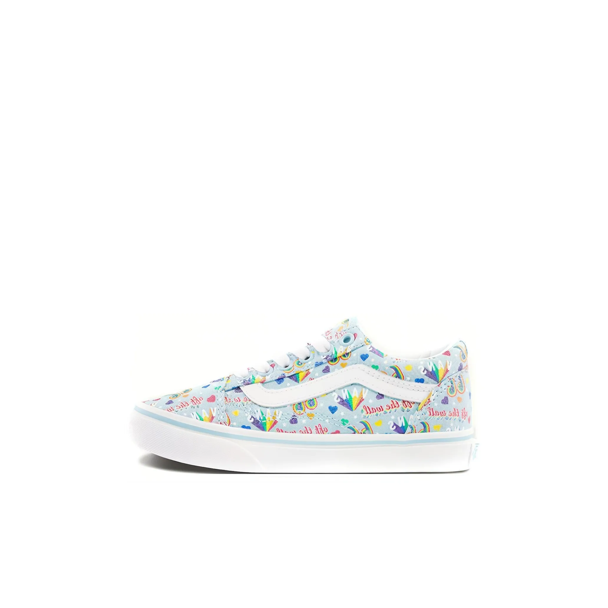 VANS Old Skool Collection Низкий Топ Детские Скейтбординги Радужный Children Возраст 3-7 Лет
