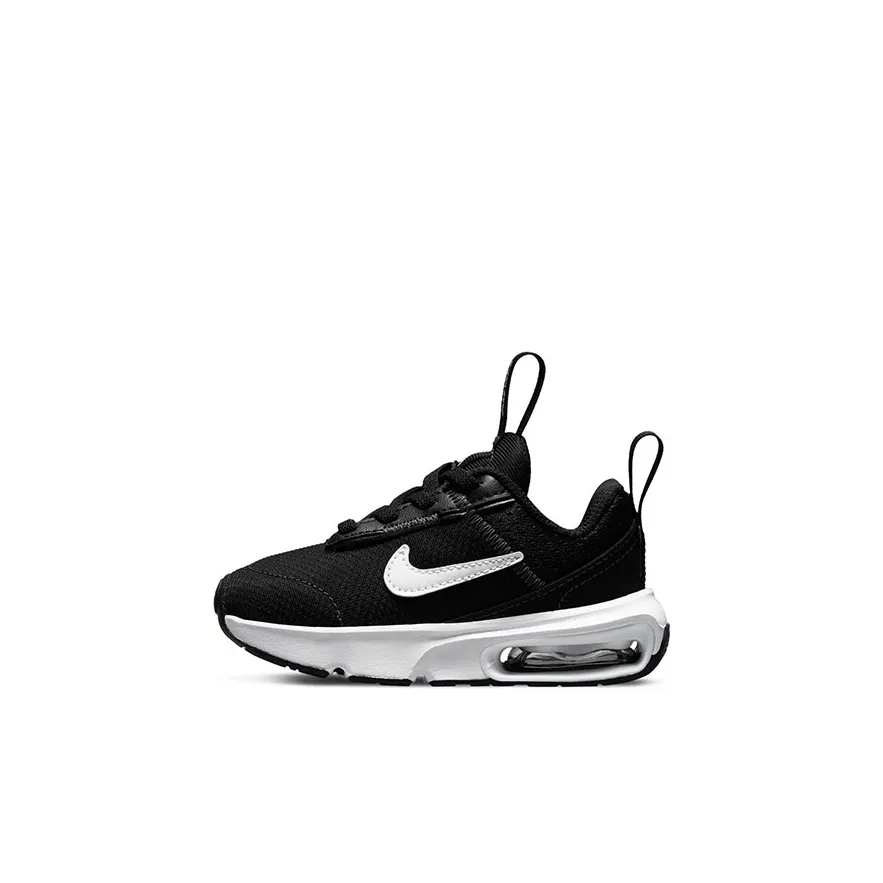 Nike Air Max INTRLK Low Топ Обувь для малышей Черный белый Infant And Toddler