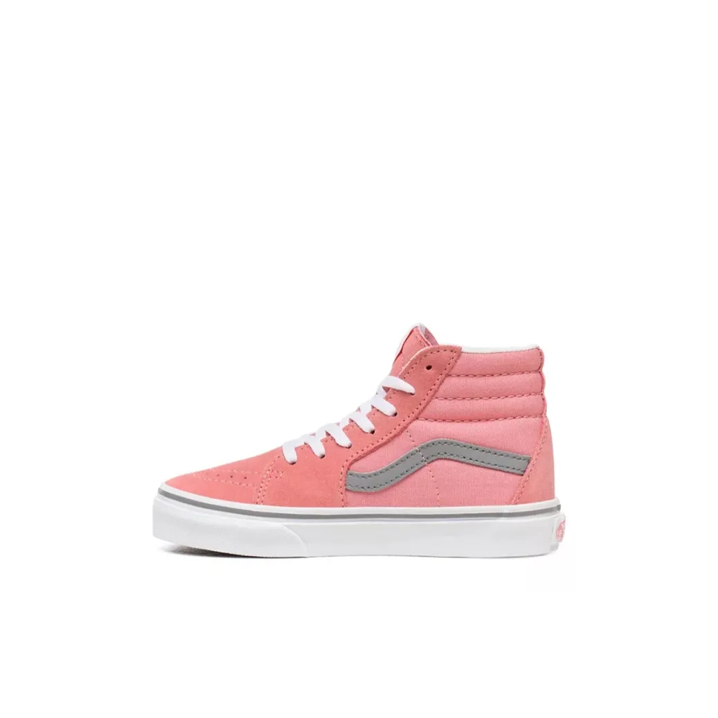 Vans SK8 High Топ Детские Скейтбординги Розово-серый для детей 3-7 лет