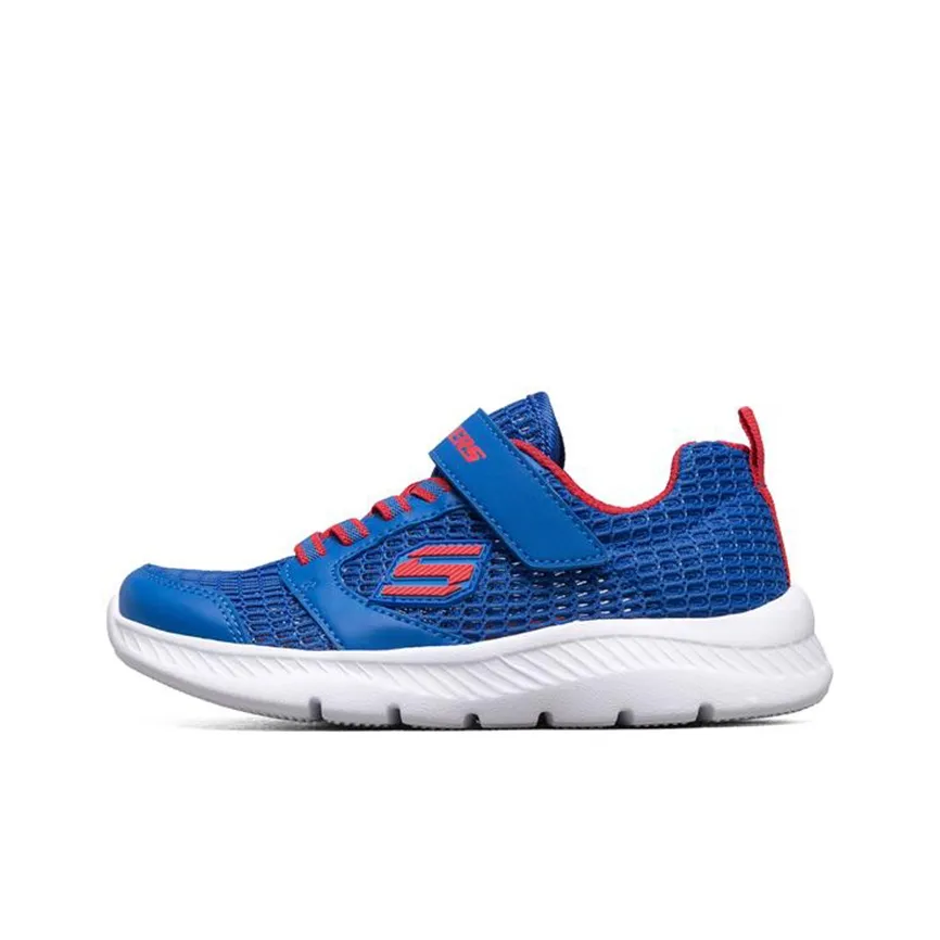 Skechers Go Run 400 Low Top Kids' Running Shoes Blue Red Teenagers