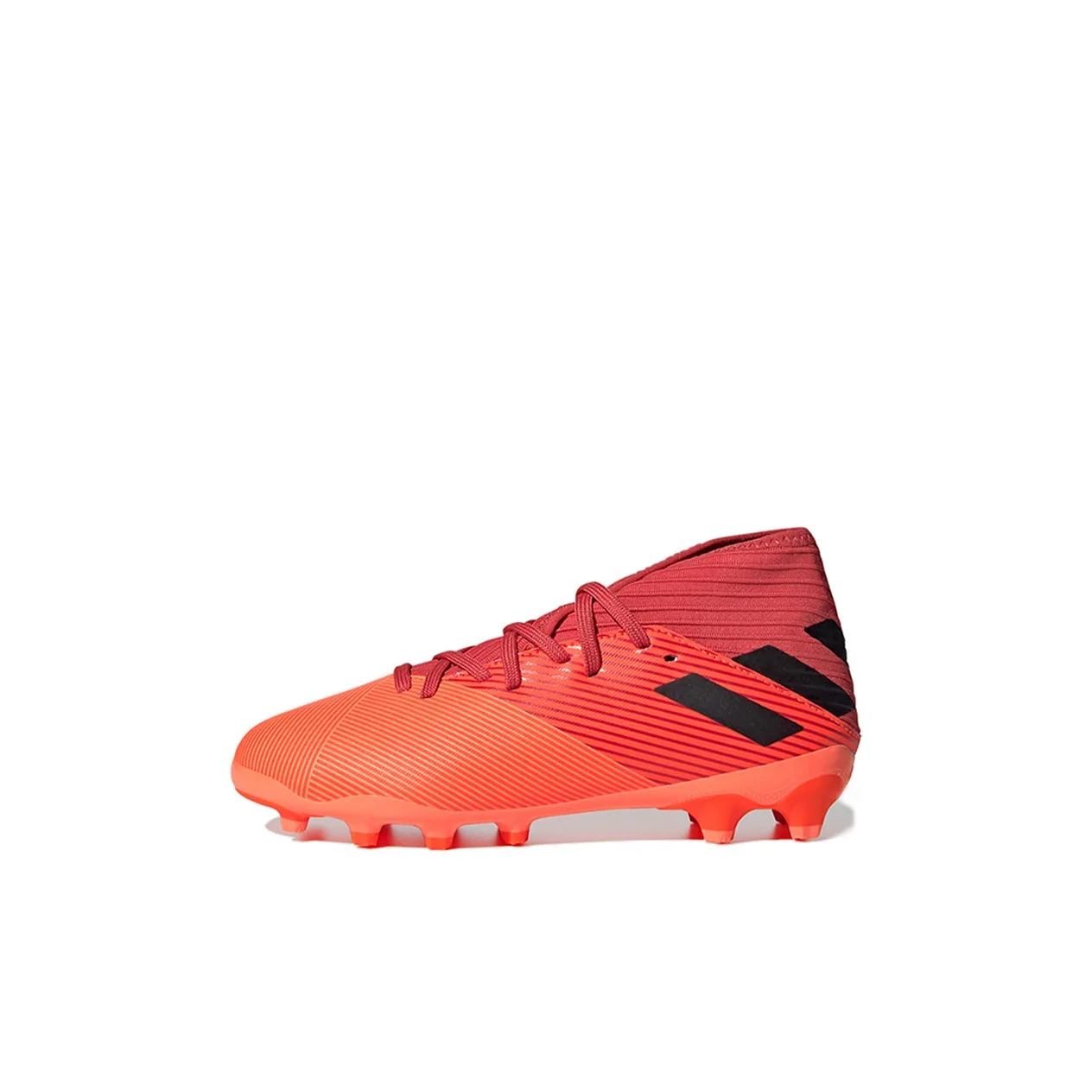 Adidas 19.3 Mg J Anti Slip Wear Resistant Low Top Kids' Soccer Shoes Orange Kids'