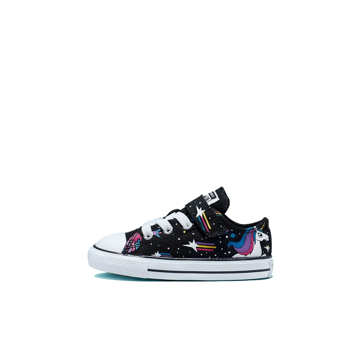 Converse Chuck Taylor All Star Low Топ Обувь для малышей Единорог Черный Infant And Toddler