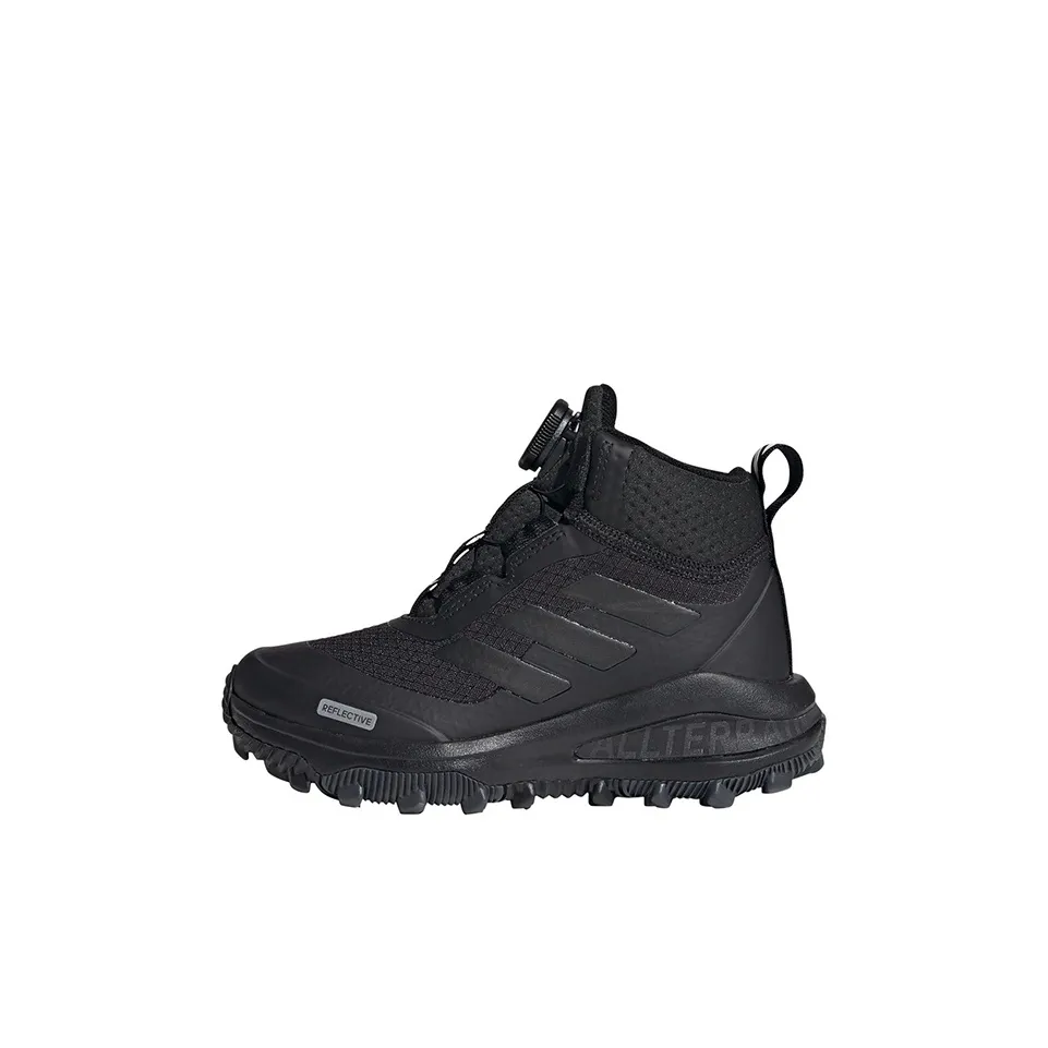 Adidas Fortarun Boa Atr Btw K Anti Slip Wear Resistant Mid Top Kids' Outdoor Shoes Black Kids'