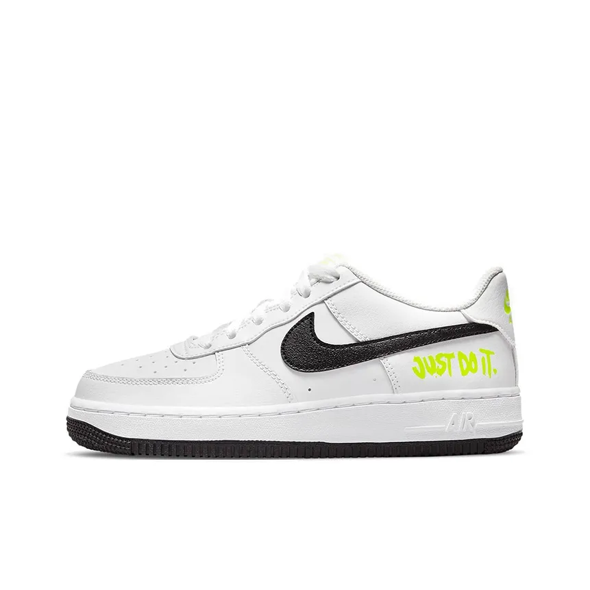 Nike Air Force 1 Детские Скейтбординги Низкий Топ Школьный возраст