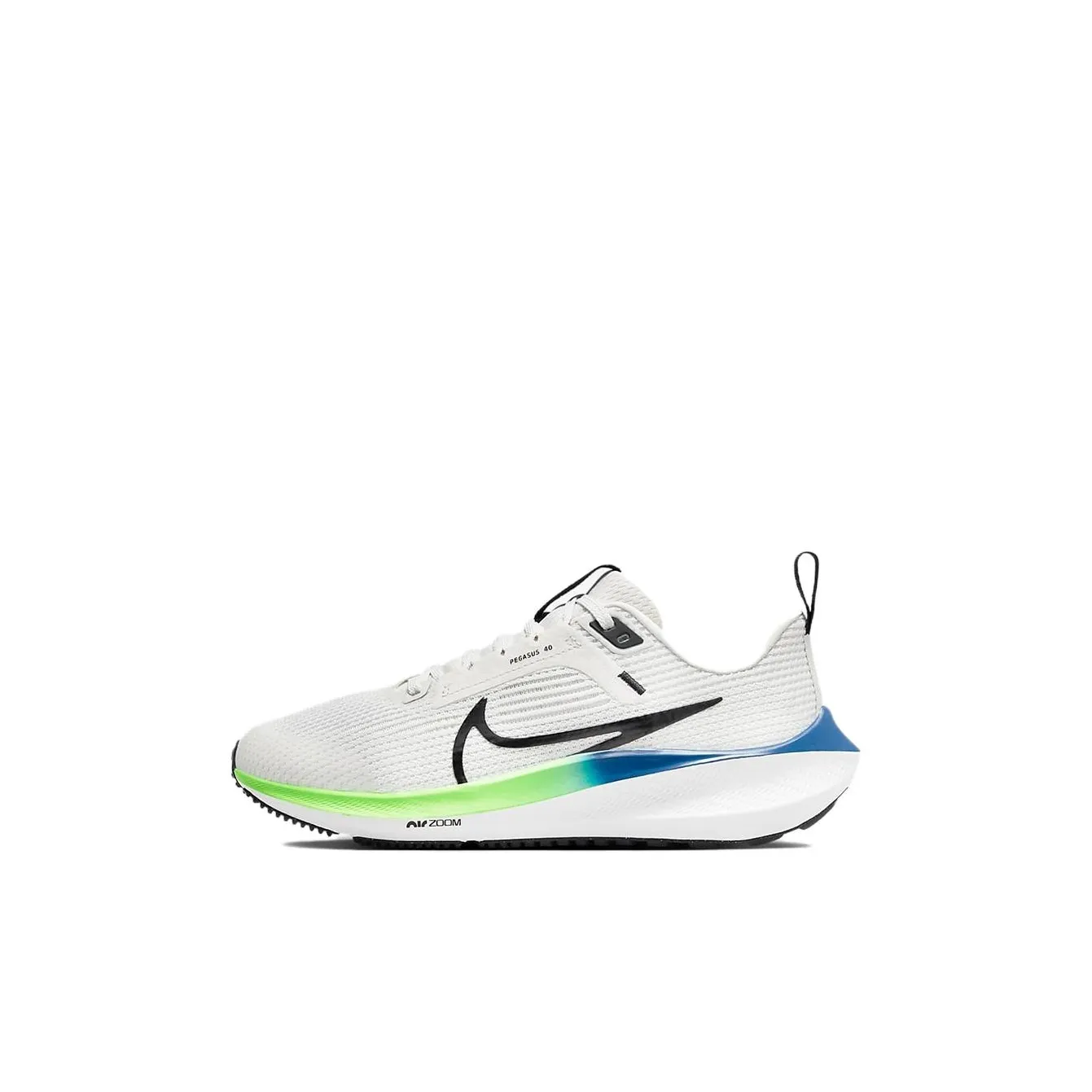 Nike Air Zoom Pegasus 40 Low Топ Беговые кроссовки Белый Детский