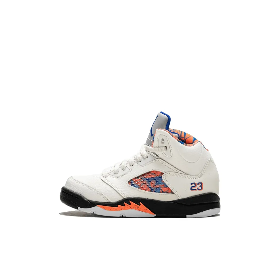 Jordan Air Джордан 5 Детские баскетбольные кроссовки Высокие Топ Предшкола