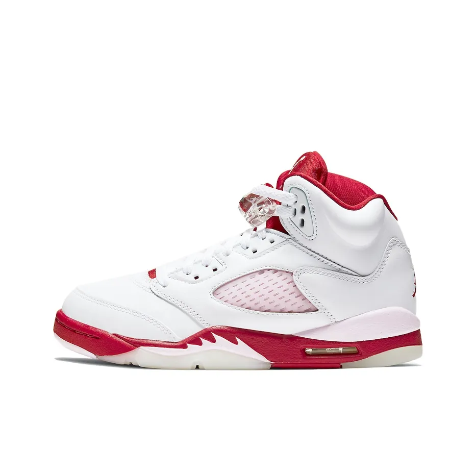 Jordan 5 Retro White Pink Red GS