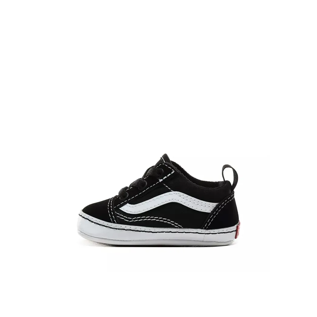 VANS Old Skool Collection Низкие кеды для малышей Черный Белый Infant и Toddler