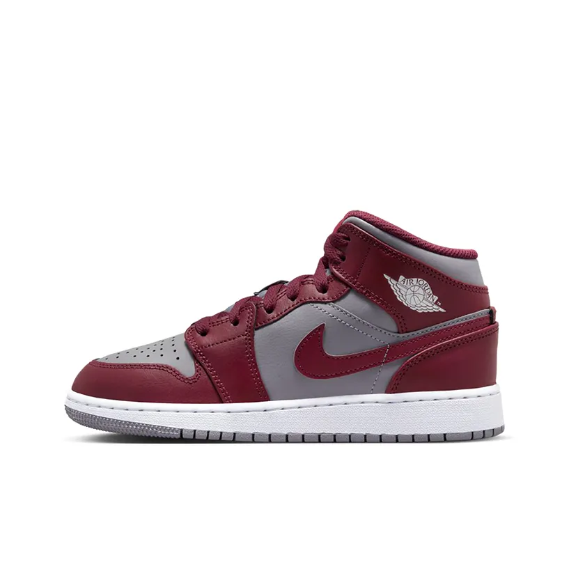 Jordan 1 Mid Cherrywood Red GS