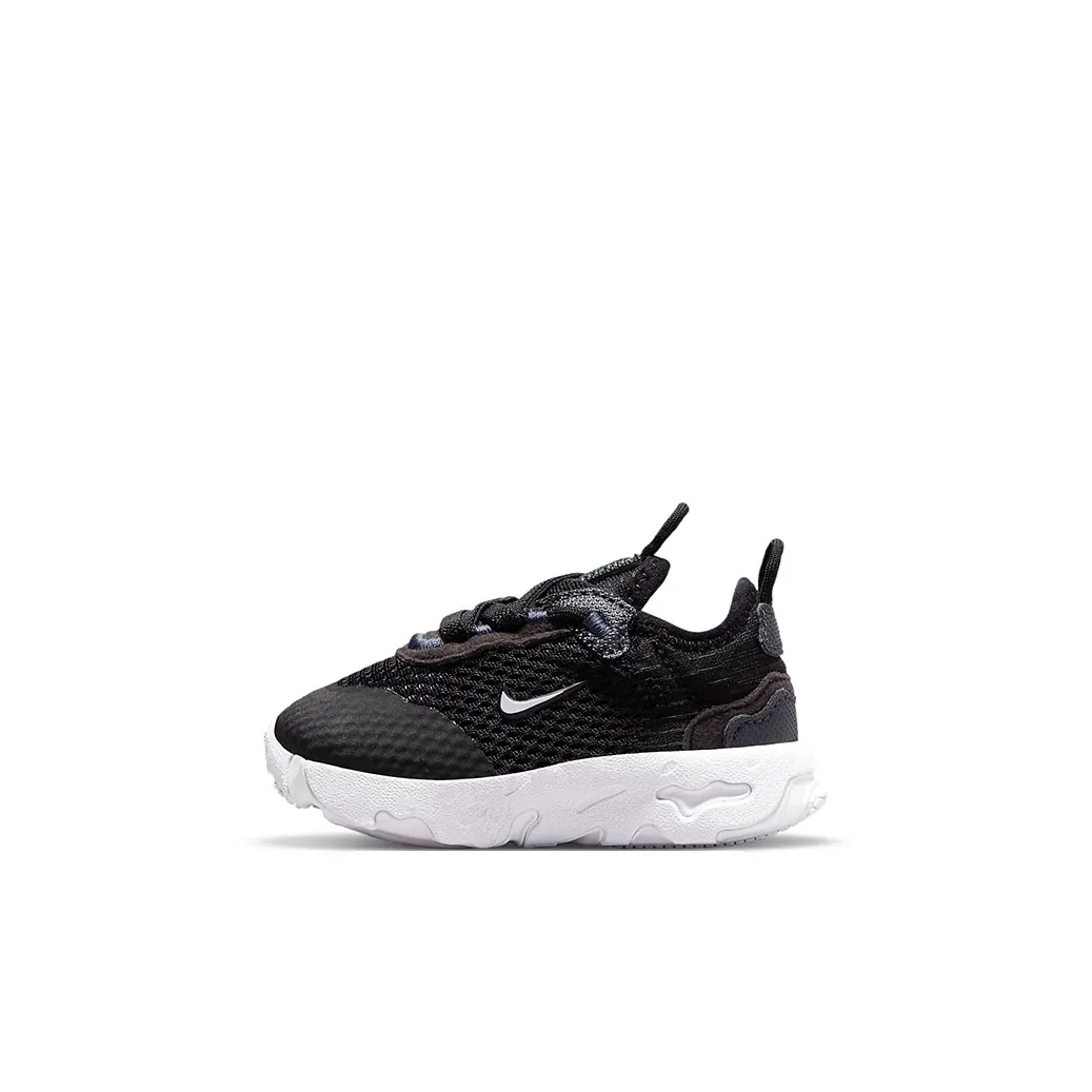Nike React Live Slip Resistant Cushioning Abrasion Resistant Low Top Toddler Shoes Black Infant And Toddler