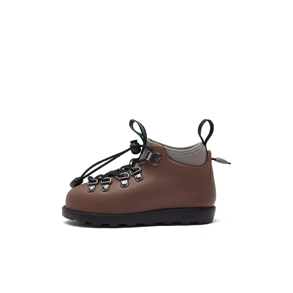 Native Shoes Детская туристическая обувь темно-кофейного цвета Kids